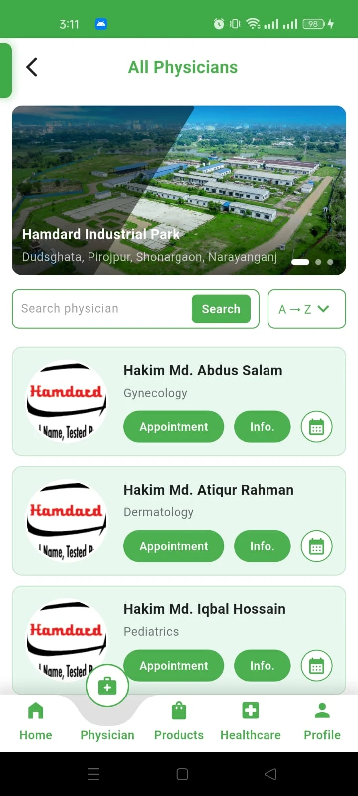 Hamdard Bangladesh screenshot